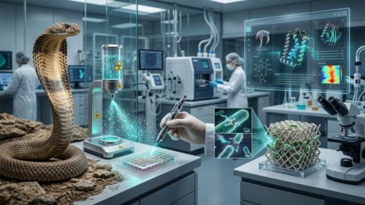 Cobra Toxins Inspire New AI-Designed Antimicrobial Peptides