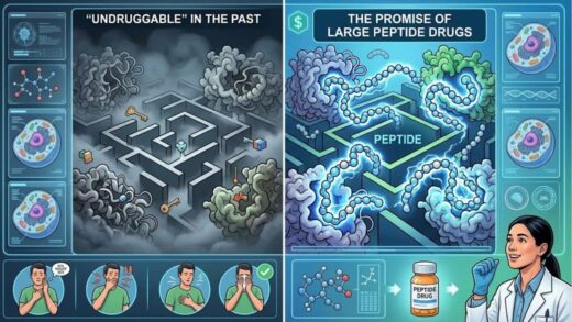 Large peptide drugs could help treat “undruggable” diseases